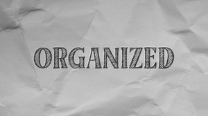 Download Organized animation on a white paper background for free