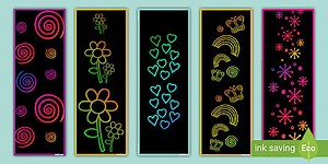 Scratch Art Bookmarks