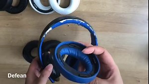 Replacement Black Cushion Ear Pads Earmuff earpads Cup Cover Pillow Compatible with Sony ps3 ps4 Gold Wireless CECHYA-0083 Stereo 7.1 Virtual Surround Headphone Headset