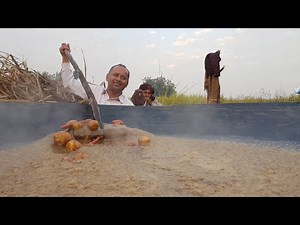 Jaggery Production Process | Aloo Gajar Wala Gurr | Potato and Carrot in Jaggery | Mubashir Saddique
