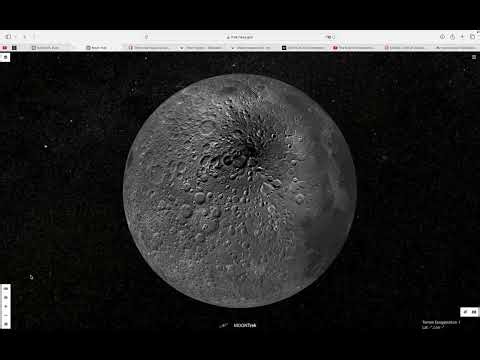 Interessante Strukturen am Mond