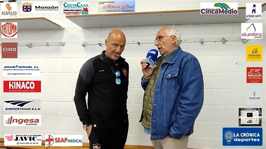 SEMIFINAL PLAY OFF ASCENSO A 2ª RFEF IDA EPILA 0-1 AT.MONZÓN ALUMBRA ISMAEL MARIANI ( ENTRENADOR AT.MONZÓN ALUMBRA )