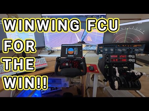 MICROSOFT FLIGHT SIMULATOR 2020 WITH A320 WINWING FCU AND EFIS HOME COCKPIT