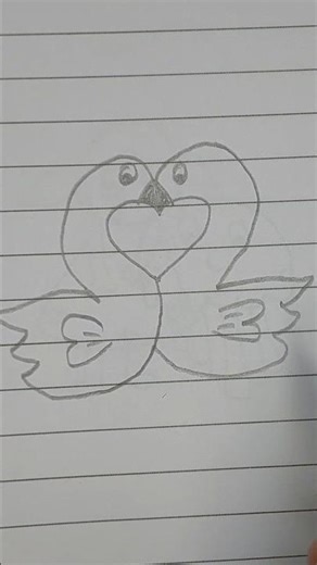 How to draw swans easy| Step by step tutorial for drawing swans pair| 2 Hanso ka joda| #simpleart