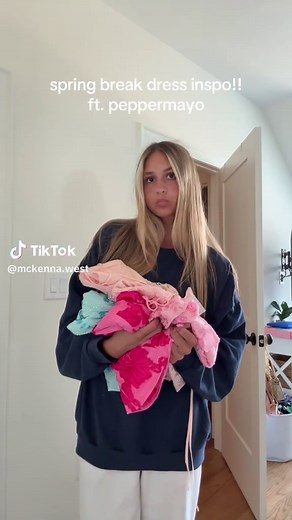 spring break dress inspo!! all from peppeymayo! @PEPPERMAYO #fyp #outfitinspo #springbreak #beach #peppermayo