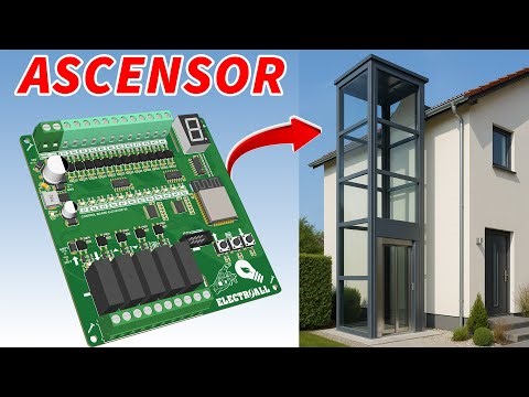 This board with ESP32 is capable of controlling real elevators.