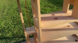 Modern Handcrafted Miniature Doll House – Open-style With Wheels - Etsy