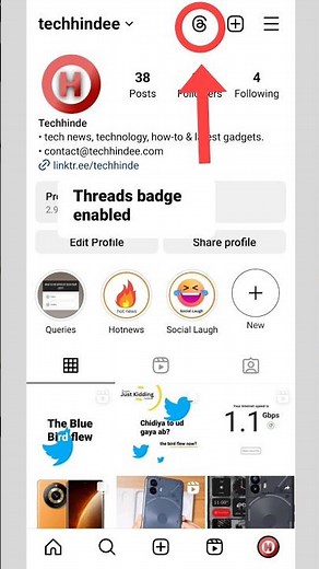 how to add threads badge on instagram | threads badge on Instagram