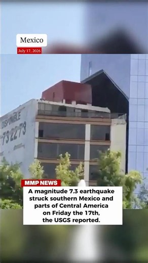 Massive 7.3 Earthquake Hits Mexico #news #mexico #earthquake