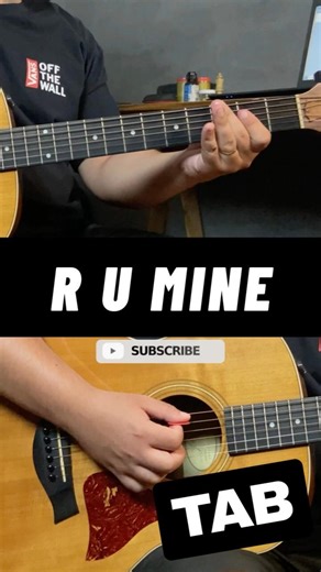 R U Mine - Arctic Monkeys #guitar #violao #tab #tablatura #tutorial