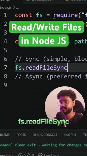 Read Files in Node JS! #javascript #reactjs #nodejs