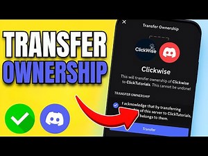 How to Transfer Ownership of Discord Server (2025 Tutorial)