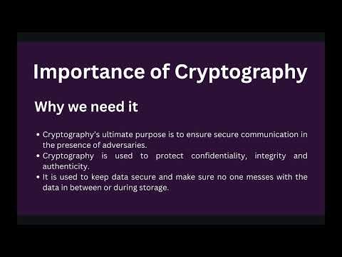Cryptography | Cryptography | Part 1 | Crifoxul