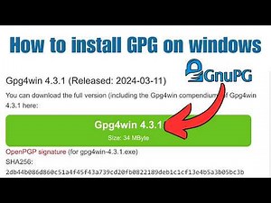 How to Install GPG on Windows 11