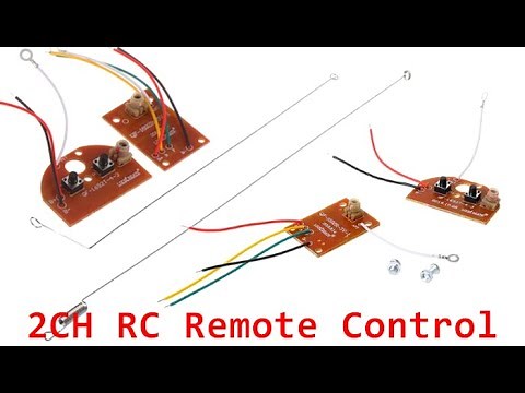 2CH RC Remote Control 27MHz Circuit Review