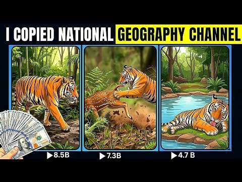 I Copied NATIONAL GEOGRAPHIC documentary channel using 100% FREE AI