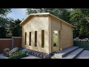 Garden Golf Simulator Room Cabin 3 / 6 x 4 m / 70 mm