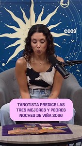 😲 Durante el primer capítulo del nuevo programa digital llamado “Predicciones de FMDOS”, la tarotista @rominanorambuena nos cuenta cuáles serán las tres mejores y peores noches del Festival de Viña 2026, según su tarot Vilú. 📲 ¿Cuál es para ti la mejor y peor noche? ¡Comenta y comparte! 🎥 Puedes revisar el episodio completo con todas las predicciones para el certamen en nuestra cuenta de YouTube FMDOS Chile. | FMDOS