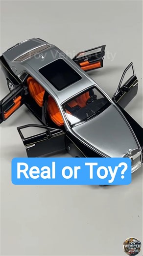 INSANE Details! 1:18 Rolls-Royce Phantom Diecast Model Car | Most Realistic Toy Car #shorts #carlogo