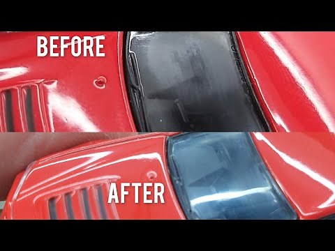 HOW TO Clean / Clear Blurry / Cloudy Clear Plastic Parts using Toothpaste | TUTORIAL / LIFE HACK
