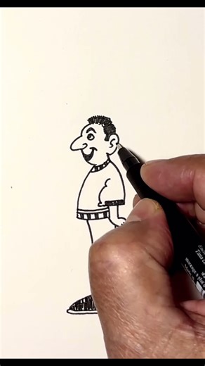 Man with dog! #man #dog #cartoon #drawing