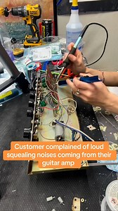 Shy on Instagram: "Did you know that you were supposed to replace the capacitors in your amp every 10-15 years? No? You are not the only one! Recapping refers to the process of replacing the electrolytic caps in an amplifier. Electrolytic capacitors naturally degrade over time which can lead to a variety of problems including humming, degradation in sound quality, a loss of all sound, the capacitor leaking corrosive electrolyte and damaging , or even the capacitor exploding and damaging the boar