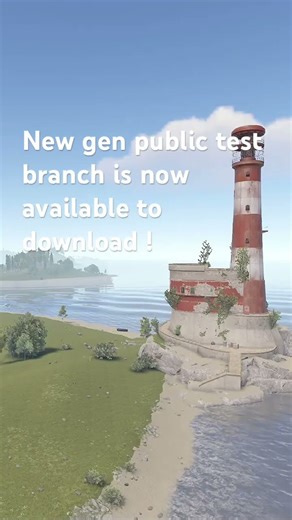 New Gen Public test branch is available to download ￼! #rustconsole #rust
