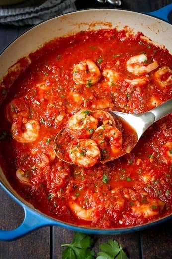 Shrimp in Red Sauce Recipe - 30-Minute Meal - Cookin Canuck