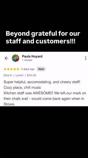 Green Goddess Cafe Stowe VT on Instagram: "Feeling so grateful!"