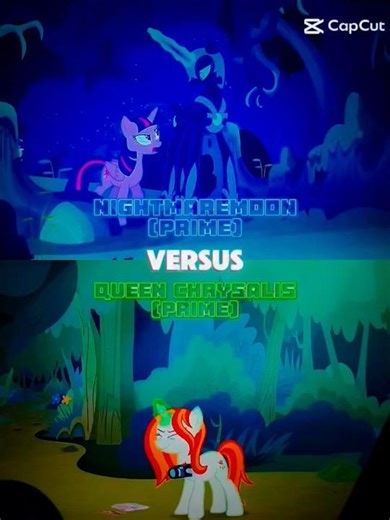 Nightmaremoon vs Queen chrysalis #mylittlepony #edit #battle