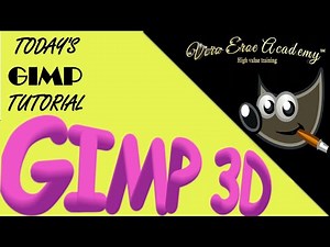 TUTORIAL GIMP - TESTO IN 3D FACILISSIMO!!!!