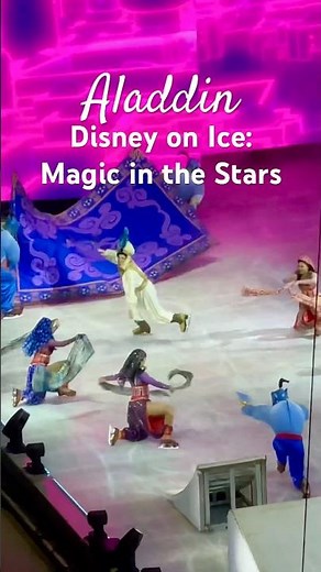 Shining, shimmering, splendid & magic carpet vibes. Aladdin at Disney on Ice, Fantastic performance!