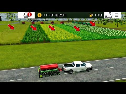 Fs 16 Sowing Mix Crops In One Field : Fs16 Gameplay | Farming Simulator 16 Timelapse #fs16