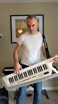 Keytar practice session