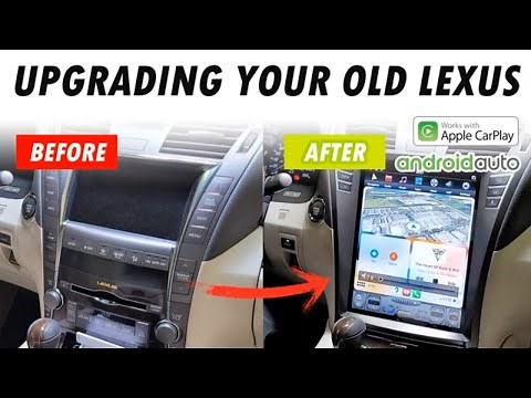HOW TO UPGRADE YOUR OLD LEXUS - Infotainment upgrade Apple Carplay Android Auto Google Maps Spotify