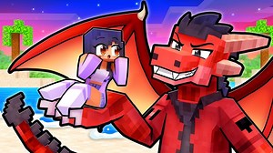 【Aphmau】在Minecraft中被愤怒的龙咬伤！