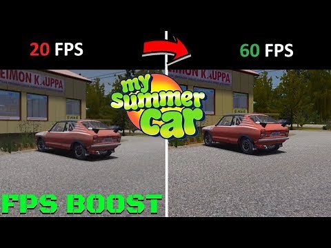 DISABLE ALL - FPS BOOST - BEST WAY TO INCREASE FPS - My Summer Car #172 (Mod)