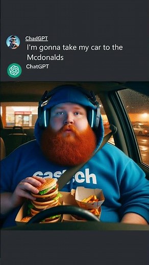 Caseoh - Burgers in the back 🍔 #ai #chatgpt #aiart