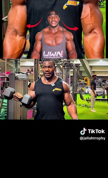 Jallah Trophy Arms Workout for Big Gains