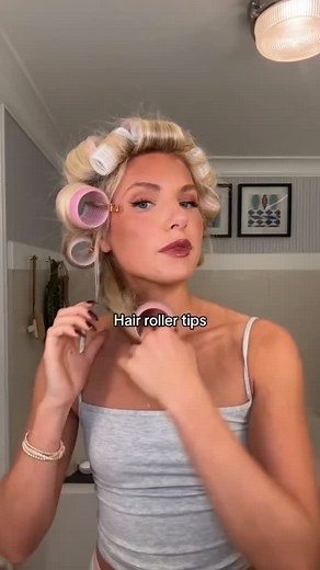 Some quick tips for my gorls #hairrollerstutorial #hairrollers #hairrollertips | Haircaretipps