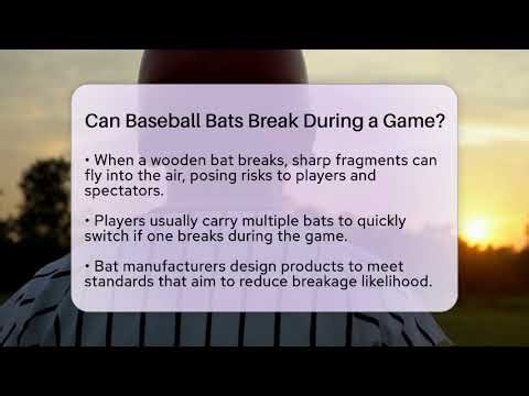 Can Baseball Bats Break During a Game? | Baseball Equipment Hub News