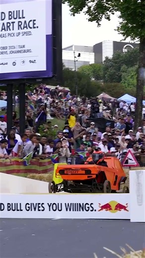 In a world where horsepower was optional… Where steering was more of a suggestion… One brand dared to build a car with no engine. On purpose. The @Red Bull South Africa Documentary. Full story rolling in soon. *Rated G for Gravity. #iCAURSA #BornToPlay #RedBullBoxCartRace @Sishii