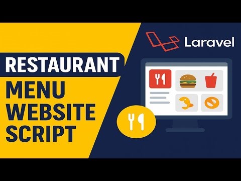 Restaurant Menu Website Script | Laravel Digital Menu & Food Ordering System