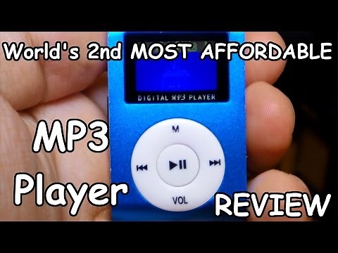 Cheapest MP3 Player with micro SD Card slot and LCD Review!