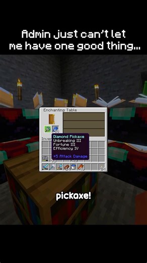Minecraft but admins trolling