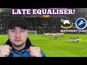 Last-Minute Drama! Derby County Snatch Late Draw vs Millwall at Pride Park