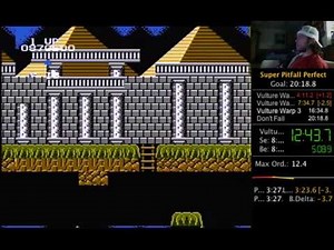 Super Pitfall (NES) Perfect Ending 18:55