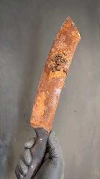 Restoration Rare Old Very Rusted ChopperKnife #restoration #restore #rust #fyp #rustmaster