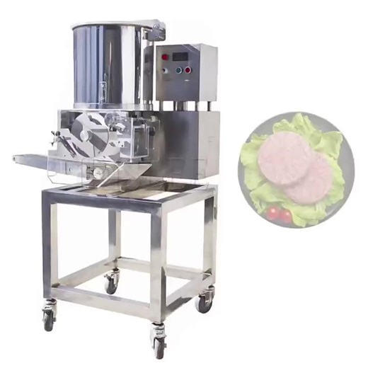 Automatic Burger Patty Former / Commercial Beef Patty Making Machine/ Electric Meat Patty Forming Line for Hamburger Patty
