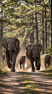 834K views · 8.6K reactions | Elephant Herd Saves Couple From Lion Attack! #animals #Wildlife #rescue | Vu Bros | Facebook